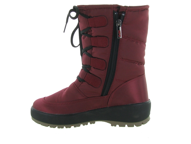 apres ski bottes fourrees - Chaussure neige - femme - Synthétique - Bordeaux - Olang4910901_4