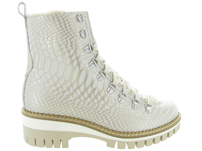 apres ski bottes fourrees - Botte de neige - femme - Cuir - Beige - New italia shoes4912102_2