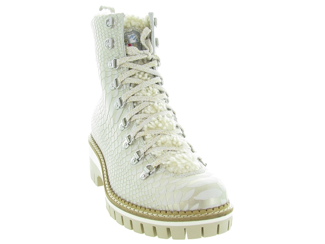 apres ski bottes fourrees - Botte de neige - femme - Cuir - Beige - New italia shoes4912102_3