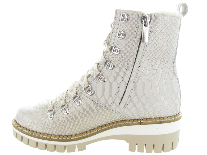 apres ski bottes fourrees - Botte de neige - femme - Cuir - Beige - New italia shoes4912102_4