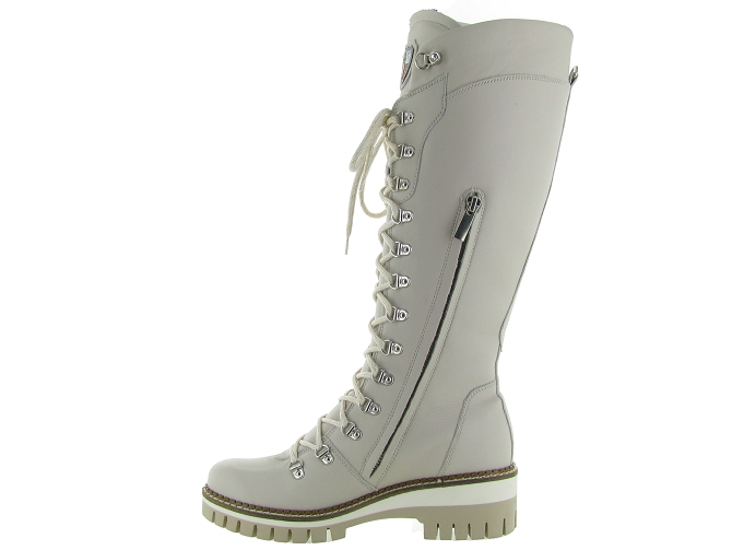 apres ski bottes fourrees - Botte de neige - femme - Cuir - Gris - New italia shoes4912402_4