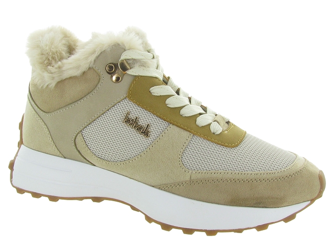 baskets et sneakers - Montante - femme - Synthétique - Beige - La strada