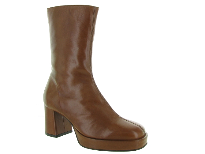 bottines et boots - Classique & Chic - femme - Cuir - Marron - Creator