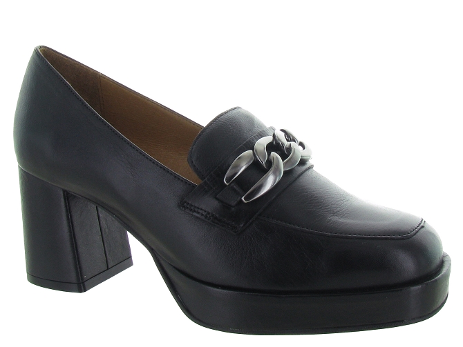 mocassins - Elégant - femme - Cuir - Noir - Creator