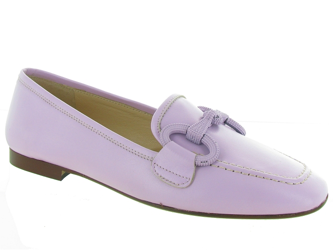 mocassins - Elégant - femme - Cuir - Violet - Giancarlo