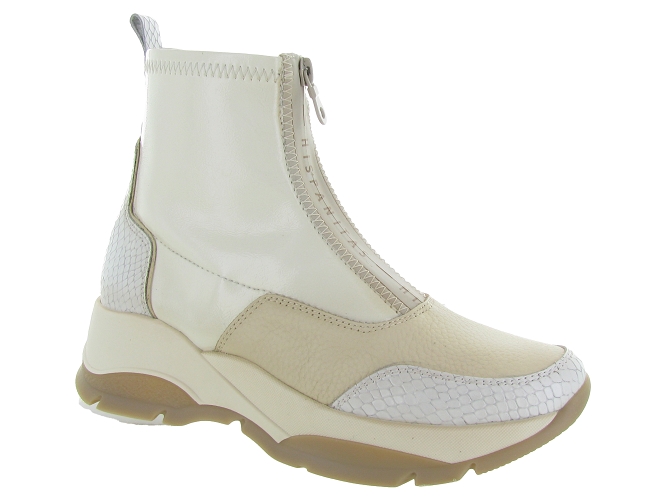 bottines et boots - Casual - femme - Cuir - Blanc - Hispanitas