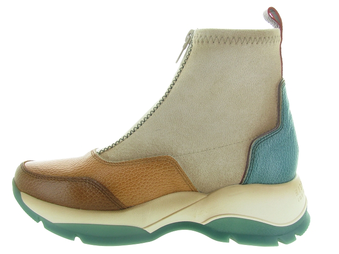 bottines et boots - Casual - femme - Cuir - Vert - Hispanitas4913903_4