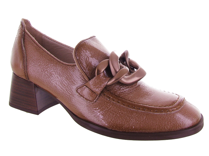 mocassins - Elégant - femme - Cuir - Bronze - Hispanitas