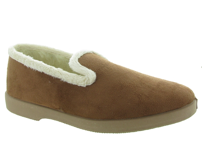 chaussons et pantoufles - Charentaise - femme - Nubuck - Marron - La maison de l espadrille