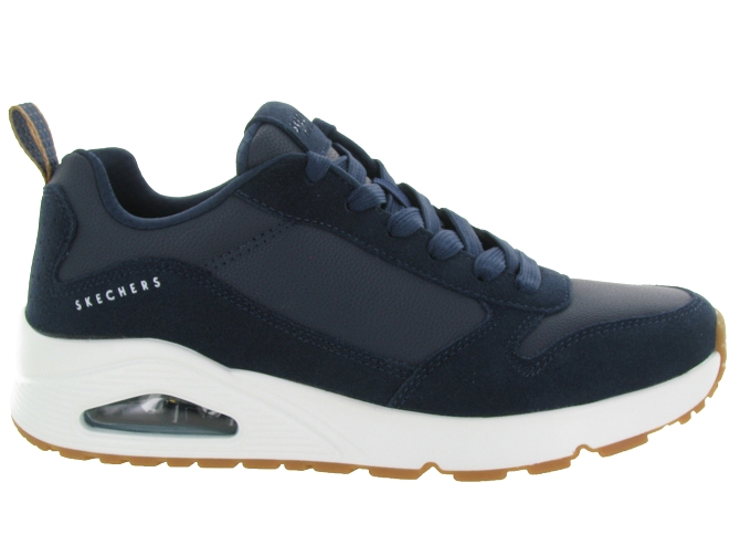 baskets et sneakers - Confort - homme - Cuir - Bleu - Skechers footwear4916603_2