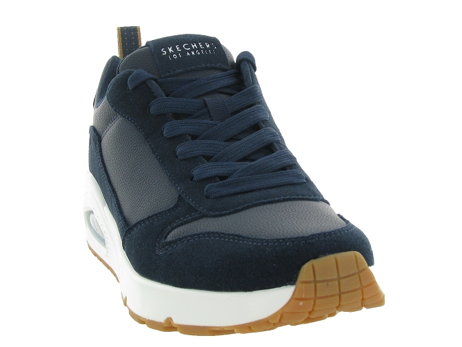 baskets et sneakers - Confort - homme - Cuir - Bleu - Skechers footwear4916603_3