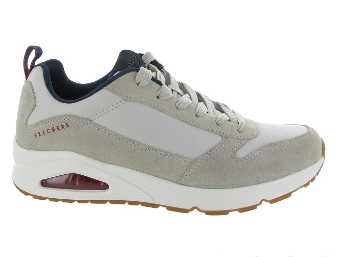 baskets et sneakers - Confort - homme - Cuir - Blanc - Skechers footwear4916604_2