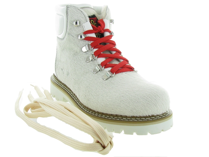 apres ski bottes fourrees - Botte de neige - femme - Cuir - Argent - La thuile4917501_3