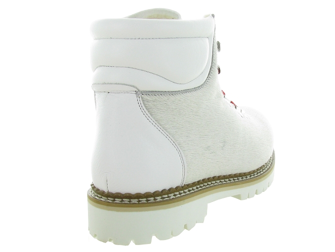 apres ski bottes fourrees - Botte de neige - femme - Cuir - Argent - La thuile4917501_5