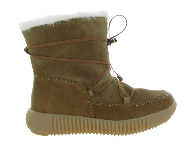 apres ski bottes fourrees - Botte de neige - femme - Nubuck - Chestnut - Oscar4918201_2