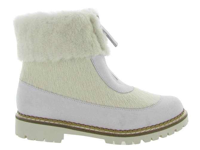 apres ski bottes fourrees - Botte de neige - femme - Fourrure - Argent - Oscar4918301_2