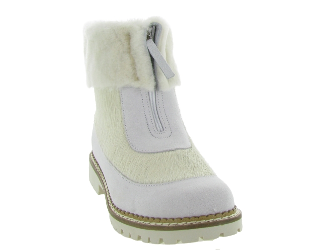 apres ski bottes fourrees - Botte de neige - femme - Fourrure - Argent - Oscar4918301_3