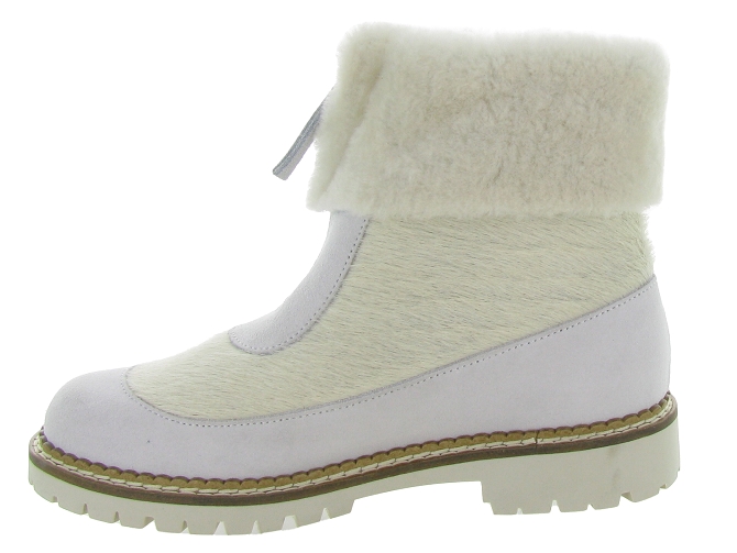 apres ski bottes fourrees - Botte de neige - femme - Fourrure - Argent - Oscar4918301_4