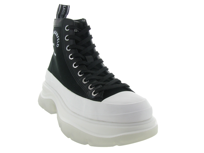 baskets et sneakers - Montante - femme - Toile Jean - Noir - Karl lagerfeld4918801_3