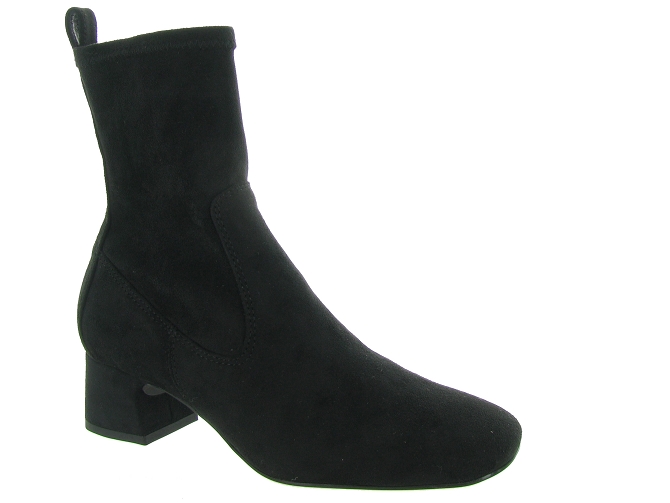 bottines et boots - Classique & Chic - femme - Nubuck - Noir - Unisa