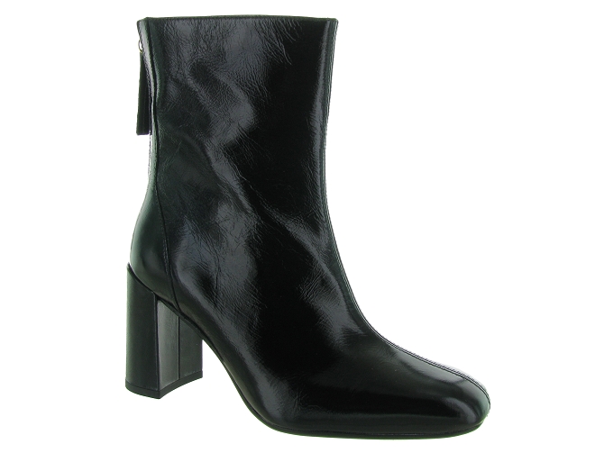 bottines et boots - Classique & Chic - femme - Cuir - Noir - Unisa