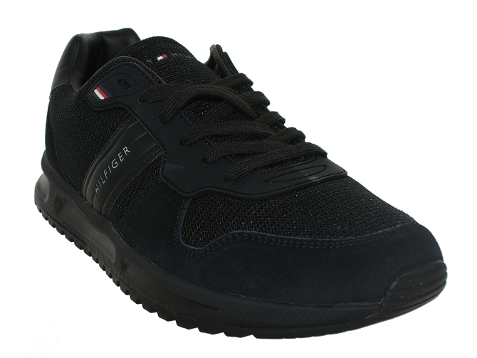 baskets et sneakers - Confort - homme - Cuir - Noir - Tommy hilfiger4921801_3