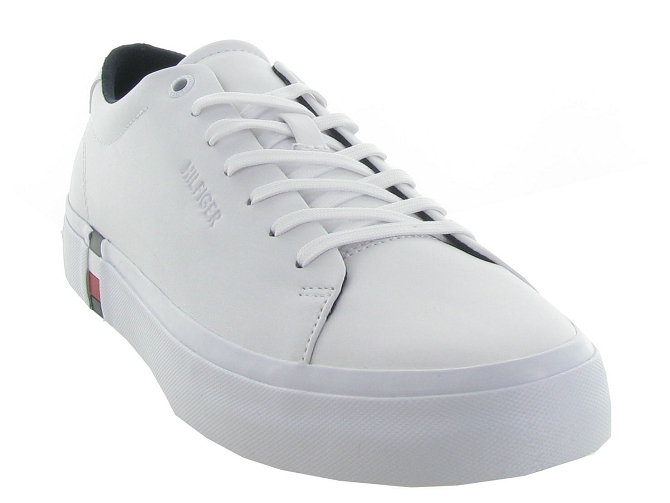 baskets et sneakers - Confort - homme - Cuir - Blanc - Tommy hilfiger4921901_3