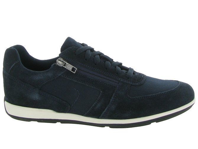 chaussures a lacets - Confort et décontracté - homme - Toile Jean - Bleu - Geox4923902_2