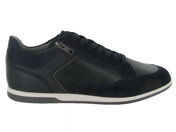 chaussures a lacets - Confort et décontracté - homme - Cuir - Bleu - Geox4924001_2