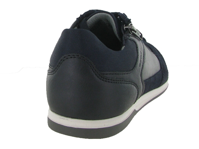 chaussures a lacets - Confort et décontracté - homme - Cuir - Bleu - Geox4924001_5