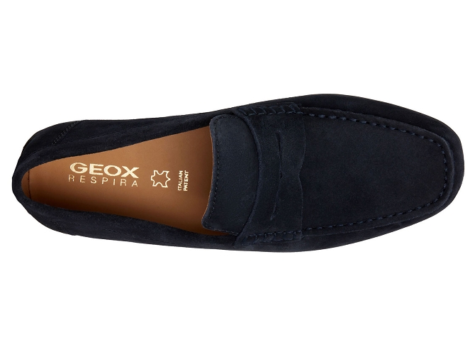 mocassins - Elégant - homme - Nubuck - Bleu - Geox4924401_5