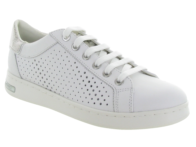 baskets et sneakers - Confort - femme - Cuir - Blanc - Geox