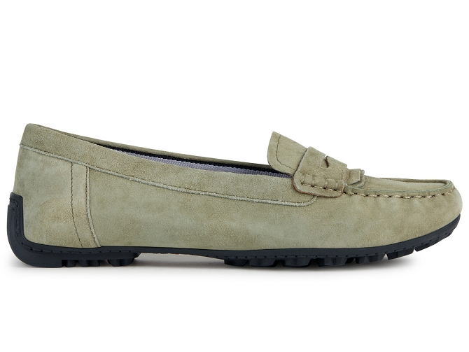 mocassins - Elégant - femme - Nubuck - Vert - Geox4926002_2