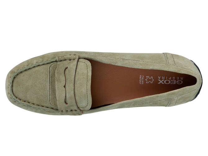 mocassins - Elégant - femme - Nubuck - Vert - Geox4926002_5