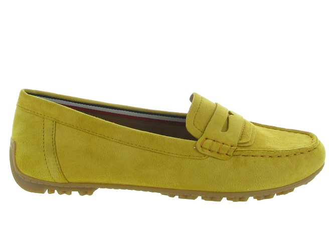 mocassins - Elégant - femme - Nubuck - Jaune - Geox4926005_2