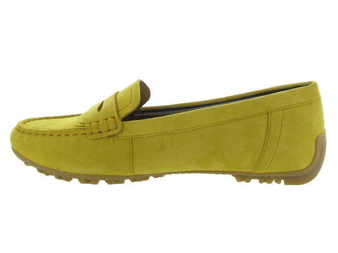 mocassins - Elégant - femme - Nubuck - Jaune - Geox4926005_4