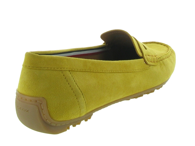 mocassins - Elégant - femme - Nubuck - Jaune - Geox4926005_5