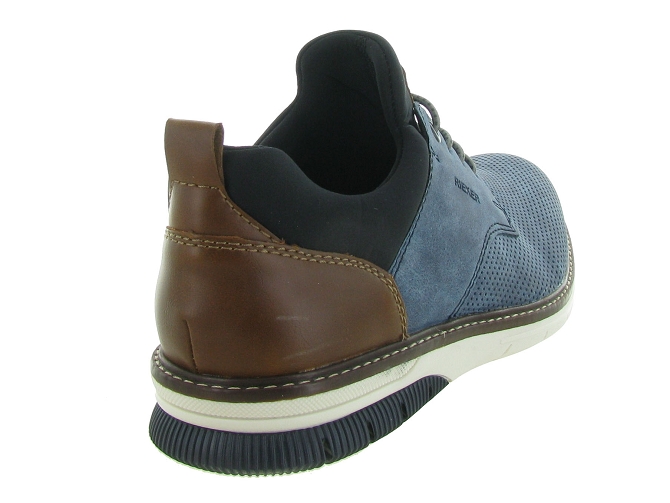 chaussures a lacets - Cérémonie - homme - Cuir - Bleu - Rieker4928702_5