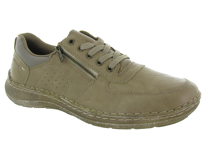 chaussures a lacets - Confort et décontracté - homme - Synthétique - Gris - Rieker