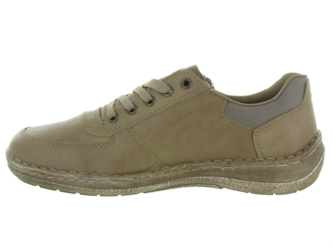 chaussures a lacets - Confort et décontracté - homme - Synthétique - Gris - Rieker4929101_4