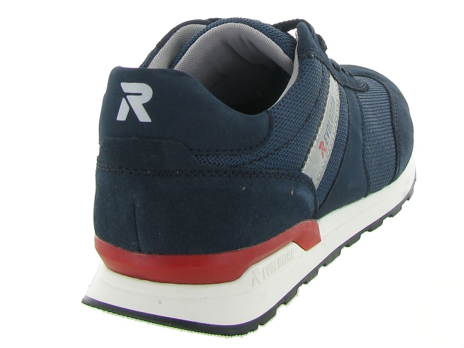 baskets et sneakers - Confort - homme - Cuir - Bleu - Rieker r evolution4929701_5