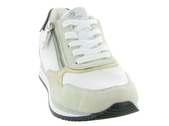 chaussures a lacets - Lacets détente - femme - Cuir - Blanc - Remonte4932401_3