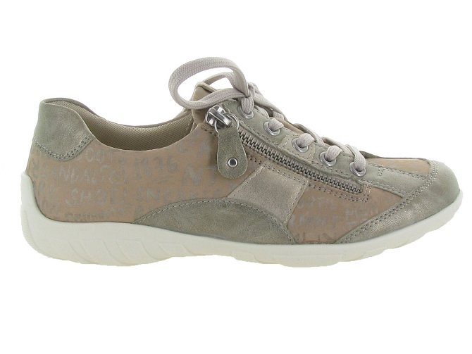 baskets et sneakers - Confort - femme - Cuir - Beige - Remonte4933201_2