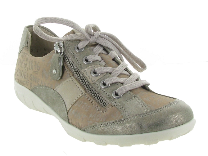 baskets et sneakers - Confort - femme - Cuir - Beige - Remonte4933201_3