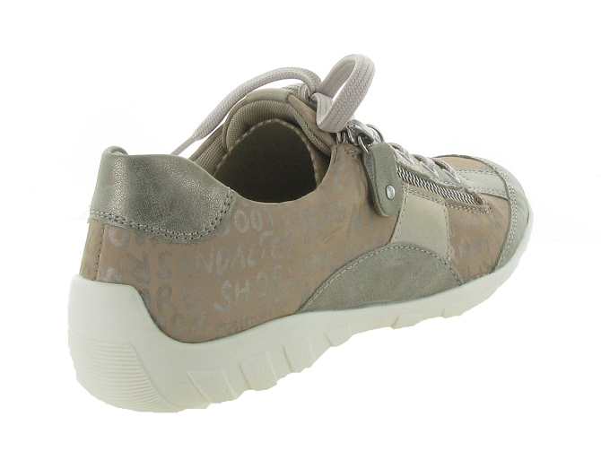 baskets et sneakers - Confort - femme - Cuir - Beige - Remonte4933201_5