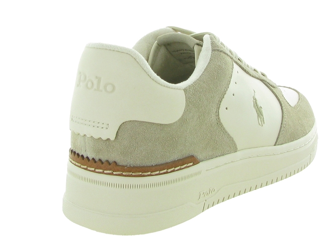 baskets et sneakers - Tendance - homme - Cuir - Blanc - Ralph lauren4934202_5