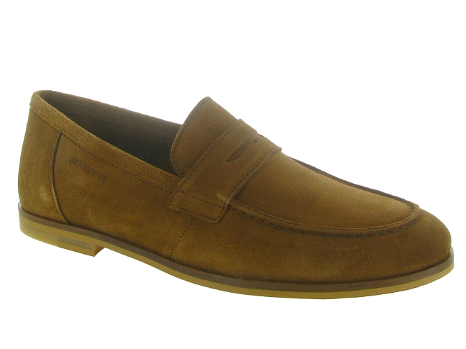 mocassins - Elégant - homme - Nubuck - Marron - Schmoove