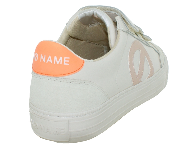 baskets et sneakers - Tendance - femme - Cuir - Blanc - No name4938001_5