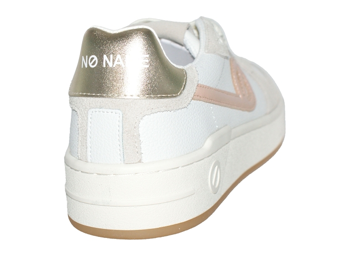 baskets et sneakers - Tendance - femme - Cuir - Blanc - No name4938201_5