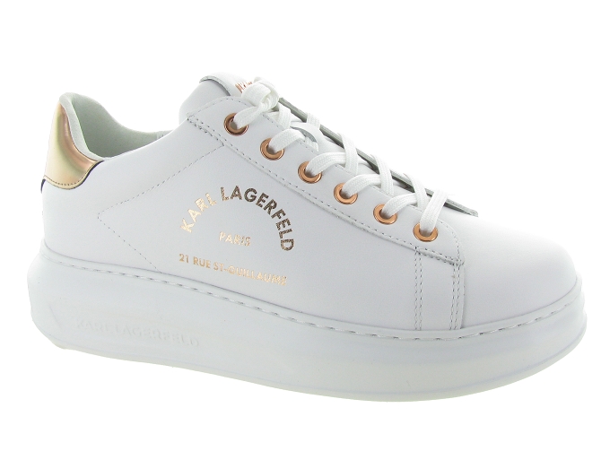 baskets et sneakers - Tendance - femme - Cuir - Or - Karl lagerfeld